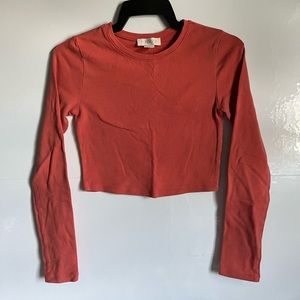 Forever 21 Long Sleeve Crop Top